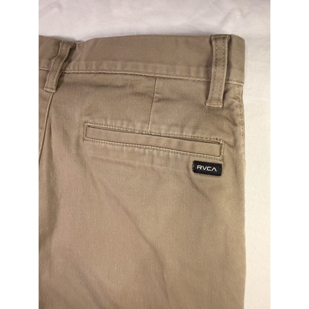 RVCA Boys Weekend Fit Tan khaki Uniform Pants Size 29